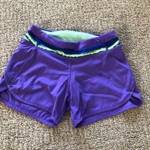 Purple Ivivva athletic shorts